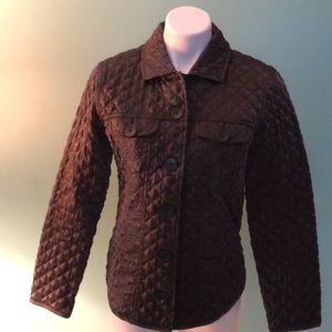 Chico’s size 1 button-up lightweight jacket/blazer